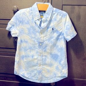 POLO Ralph Lauren Cloud Tie-Die Short Sleeve Button Down